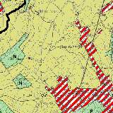 Mansteen, Merchtem en Mollem - klik op het blok (2 km x 2 km) voor vergroting